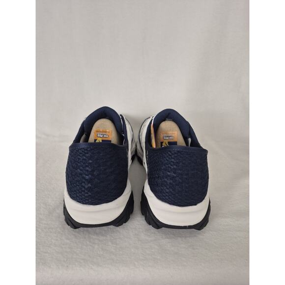 SKECHERS Afterburn M Fit Grill Captain 8.5 Extra Wide Slip-In White Navy - Picture 6 of 10